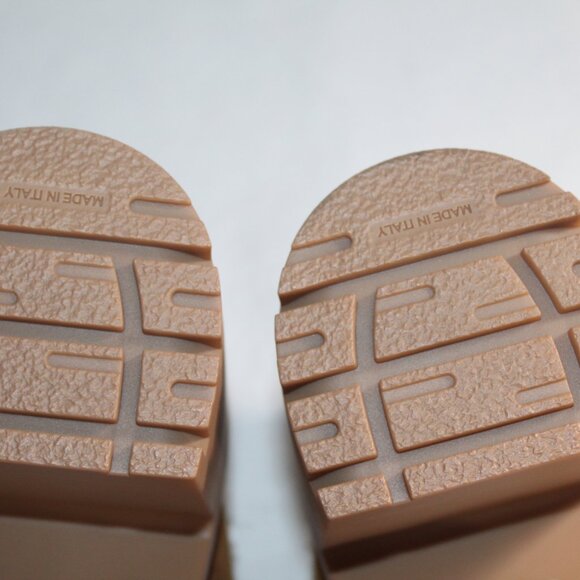 NWOB FENDI Shearling Feel Buckled Heels Slip Ons Mules Clogs Suede Leather 38 - Picture 7 of 8